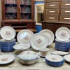 Pamono Earthenware Dinner Service from Salins Les Bains, Set of 72> Dinnerware Accessories