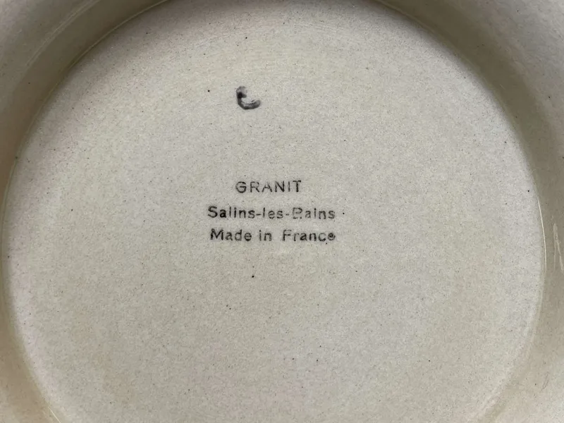 Pamono Earthenware Dinner Service from Salins Les Bains, Set of 72> Dinnerware Accessories