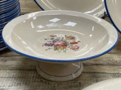 Pamono Earthenware Dinner Service from Salins Les Bains, Set of 72><noscript><img width=