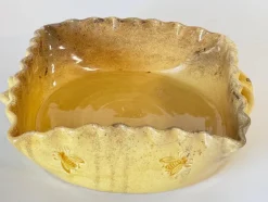 Pamono Earthenware Oven Dish with Bee Decoration, 1960s><noscript><img width=