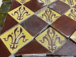 Pamono Earthenware Tiles by Jules Paul Loebnitz, Set of 90><noscript><img width=