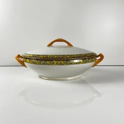 Pamono Earthenware Yvonne Soup Tureen from Orchies, Early 20th Century> Dinnerware Accessories