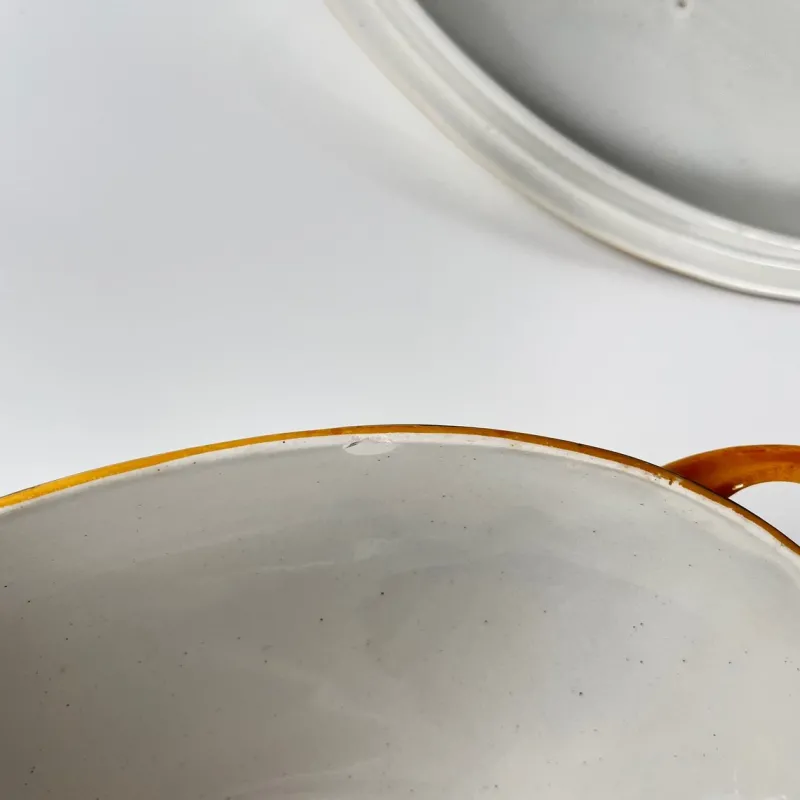 Pamono Earthenware Yvonne Soup Tureen from Orchies, Early 20th Century> Dinnerware Accessories
