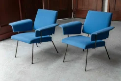 Pamono Easy Chairs by Rudolf Wolf, Set of 2