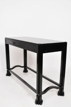 Sale Pamono Ebonised Wooden Console Table, 1980s