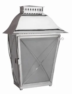 Discount Pamono Eden Carriage Wall Lantern in Chromed Brass from Il Bronzetto