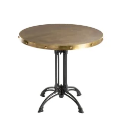 Pamono Eden Pigalle Brass Bistro Table by Il Bronzetto> Tables