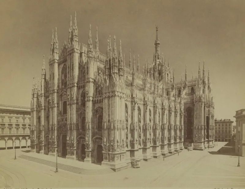 Outlet Pamono Edizioni Brogi, Milan Cathedral, 1870, Photograph