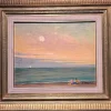 Pamono Edouard Chappel, Marina, 1930s, Oil on Panel, Framed> Painting