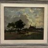 Outlet Pamono Edouard Chappel, Vers La Bergerie, 1890, Oil