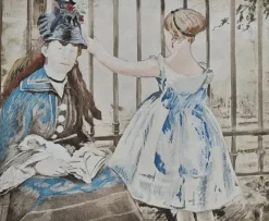 Outlet Pamono Edouard Manet, Gare St.-Lazare, 1918, Lithograph