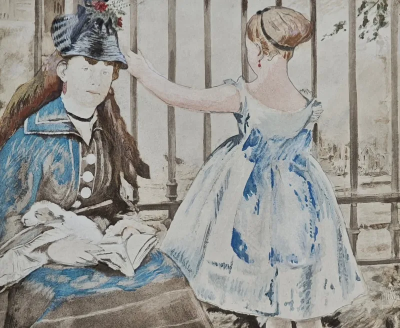 Outlet Pamono Edouard Manet, Gare St.-Lazare, 1918, Lithograph