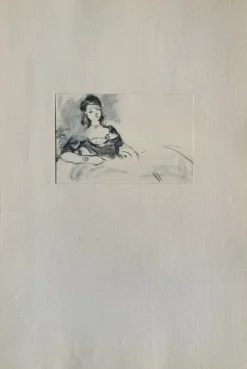Hot Pamono Edouard Manet, Study on Olympia, Lithograph
