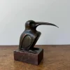 Pamono Edouard-Marcel Sandoz, Sculpture Representing a Hummingbird, Bronze> Classical