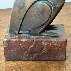 Pamono Edouard-Marcel Sandoz, Sculpture Representing a Hummingbird, Bronze><noscript><img width=