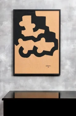 Pamono Eduardo Chillida, Compositions, Prints, 1990, Set of 2><noscript><img width=