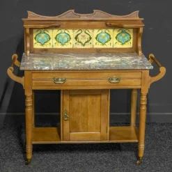 Pamono Edwardian Birch Washstand> Dressing Tables