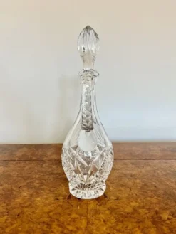Online Pamono Edwardian Cut Glass Decanter, 1900s