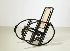 Online Pamono Egg Rocking Chair by Max Fabiani for Wittmann, 1920s
