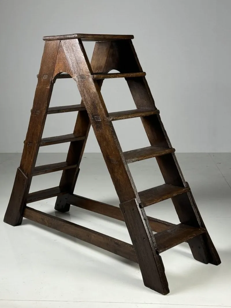Pamono Eglish nOak Library Stairs> Architectural Elements