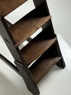 Pamono Eglish nOak Library Stairs><noscript><img width=
