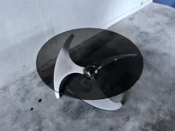 Pamono Elica Coffee Table by L. Campanini, 1970s><noscript><img width=