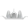 Online Pamono Elizabeth II Modernist Sterling Silver Cruet Set, Birmingham, 1965, Set of 5