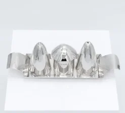 Online Pamono Elizabeth II Modernist Sterling Silver Cruet Set, Birmingham, 1965, Set of 5