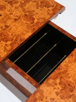 Pamono Elm Burr Bar Coffee Table, 1970s><noscript><img width=