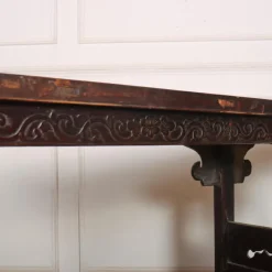 Pamono Elm Chinese Console Table, 1890s