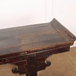 Pamono Elm Chinese Console Table, 1890s