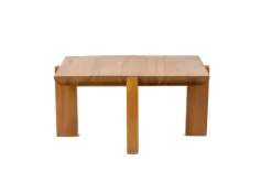 Pamono Elm Coffee Table by Luigi Gorgoni for Roche Bobois, 1980s> Coffee & Side Tables