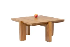 Pamono Elm Coffee Table by Luigi Gorgoni for Roche Bobois, 1980s><noscript><img width=