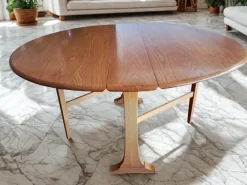 Online Pamono Elm Gate Leg Drop Leaf Dining Table by Lucian Ercolani for Ercol, 1960s