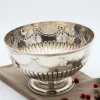 Best Pamono Embossed and Gummed Silver Fruit Bowl