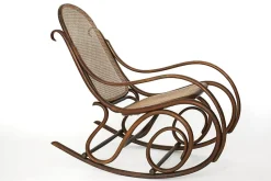 Pamono Embossed Rocking Chair by Michael Thonet, 1920s> Rocking Chairs