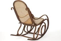 Pamono Embossed Rocking Chair by Michael Thonet, 1920s><noscript><img width=