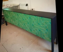 Pamono Emerald Four Door Loop Sideboard by Coucou Manou> Storage
