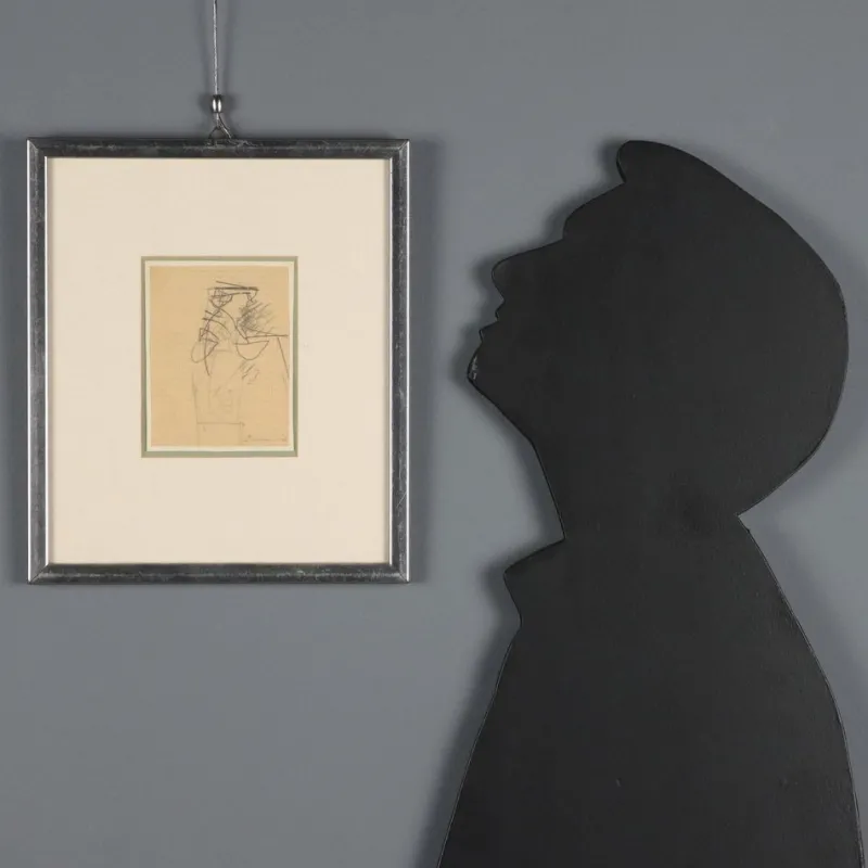 Sale Pamono Emilio Scanavino, Figure, Artwork on Paper