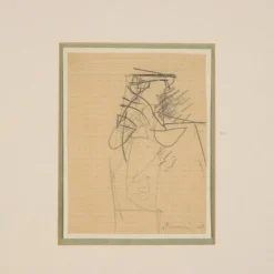 Sale Pamono Emilio Scanavino, Figure, Artwork on Paper