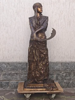 Pamono Emmanuel Villanis, Judith, Large Bronze Sculpture> Art Nouveau