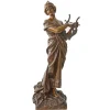 Pamono Emmanuel Villanis, Sappho, 1890s-1910s, Bronze> Art Nouveau