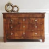 Best Pamono Empire Biedermeier Chest of Drawers with Marble