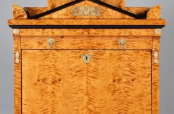 Pamono Empire Birch Secretary, 1820s><noscript><img width=