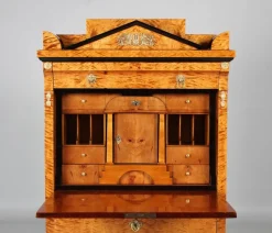 Pamono Empire Birch Secretary, 1820s><noscript><img width=