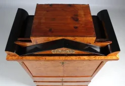 Pamono Empire Birch Secretary, 1820s><noscript><img width=