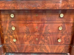 Pamono Empire Chest of Drawers with Detached Columns, 1800s> Dressers, Commodes & Chests