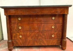 Pamono Empire Chest of Drawers with Detached Columns, 1800s><noscript><img width=