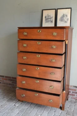 Pamono Empire Chiffoniere in Oak> Dressers, Commodes & Chests