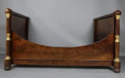 Best Pamono Empire Mahogany Bed, 1800s